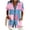 #096-Pink, variant on TaTaai Womens Short Sleeve Button Down Shirts Casual Denim Look Collared Blouses with Allover Print Loose Fit for Summer 1-Pack Gift