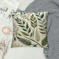thumbnail image 2 of COMIO Outdoor Pillow Covers Waterproof Fabric Green Botanical Plant Leaves Throw Pillow Covers Leaf Pillowcases for Patio Furniture Living Room, 2 of 5
