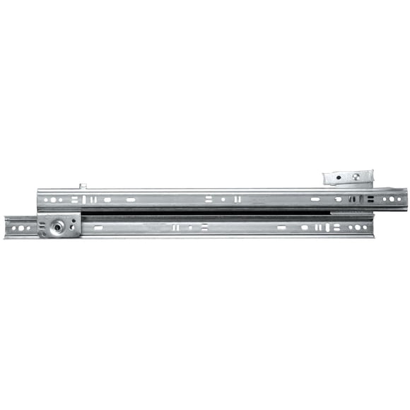 Drawer Slide Knape & Vogt, 14 pulgadas, chapado en zinc, extensión 34