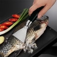 thumbnail image 3 of Bgsha Fish Scaler Brush Stainless Steel Fish Scale Remover Cleaner Kitchen Fish Scaler Fish Skin Graters Cleaning Peeler Scaler Scraper for Kitchen Fish Cleaning Tools, 3 of 9