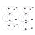 thumbnail image 1 of 3 Set Classical Guitar Strings Replacement Nylon Strings with Silver Plated Wound Stable Pitch, 1 of 7
