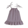 thumbnail image 2 of SPRING PARK Children Dresses Sling Girl Child Casual Style Sleeveless Kids Dress Clothes, 2 of 8