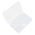 thumbnail image 2 of Unique Bargains 1 Set Contact Lens Case Durable Rectangular Lens Storage Case Clear, 2 of 5