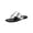 Womens Sandal - Silver, variant on Womens Sandals Open Toe Flat Flip Flops Minimalist Asymmetrical Thong Strap Sleek Metallic Texture Chic Casual Slip On Shoes for Poolside Lounging