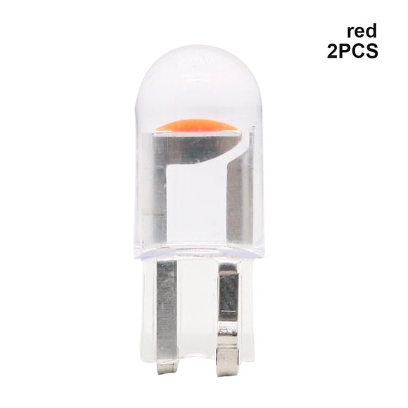 Kenally 10 Uds T10 168 192 2825 COB LED coche cuña estacionamiento luz lateral puerta bombilla instrumento lámpara Auto matrícula luces Bombillas para automóviles Rojo 2 piezas Kenally VI000621-02