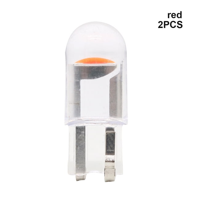 Kenally 10 Uds T10 168 192 2825 COB LED coche cuña estacionamiento luz lateral puerta bombilla instrumento lámpara Auto matrícula luces Bombillas para automóviles Rojo 2 piezas Kenally VI000621-02
