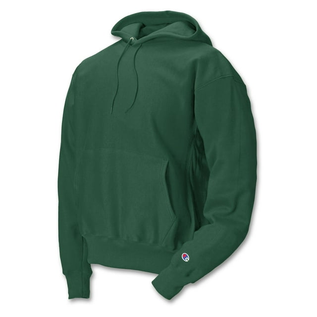 Champion Chandail à Capuchon en Molleton Reverse Weave pour Homme, TG, Vert Foncé Athlétique