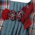 thumbnail image 4 of Richie House Girls' Plaid Dress with Essembled Flowers RH1710, 4 of 7