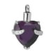 thumbnail image 4 of Joyas de cremación conmemorativas para cenizas/colgante/urna/ corazón cristal inoxidable Zulema La cremación urna, 4 of 6