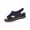 Navy, variant on Sandals for Women Orthopedic Wide Width Sandals Open Toe Walking Arch Support Slides Sandals
