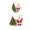 Multicolor, variant on PuSpu Christmas Bathroom Rug Set 19.7x23.6in 2PCS Polyester Multicolor Tree Motif Holiday Bath Mat Anti-Slip Soft Washable Festive Floor Décor Winter Warmth