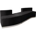 thumbnail image 1 of Flash Furniture Hercules Alon 4 Piece Reception Seating in Black, 1 of 6