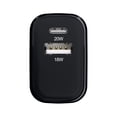 thumbnail image 7 of Powertek 20W USB-C PD + USB-A Dual Port Wall Charger, Black, 7 of 7