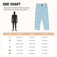 thumbnail image 3 of Fotbe Blue Popcorn Pantalones de Pijama para Mujer, Pantalones de Dormir, Pantalones Pj con Cordón y Bolsillos-Medium, 3 of 6