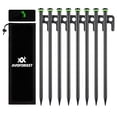 thumbnail image 1 of Estacas para Tienda de Campaña AVOFOREST de Alta Resistencia 30 cm 8 unidades con Bolsa de Almacenamiento, 1 of 9