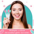 thumbnail image 4 of Pincel exfoliante para labios Patelai Silicone, 24 unidades con recipiente, 4 of 7
