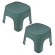 thumbnail image 5 of BESTYASH 2Ud Banco Para Cambiar Zapatos Verde De PVC Fácil De Limpiar Para Y Otros Espacios, 5 of 8