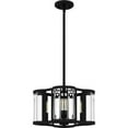 thumbnail image 3 of QP6193MBK Quoizel Lighting 4 Light Pendant In Modern Style-10.75 Inches Tall and 15 Inches Wide-Matte Black Finish, 3 of 10