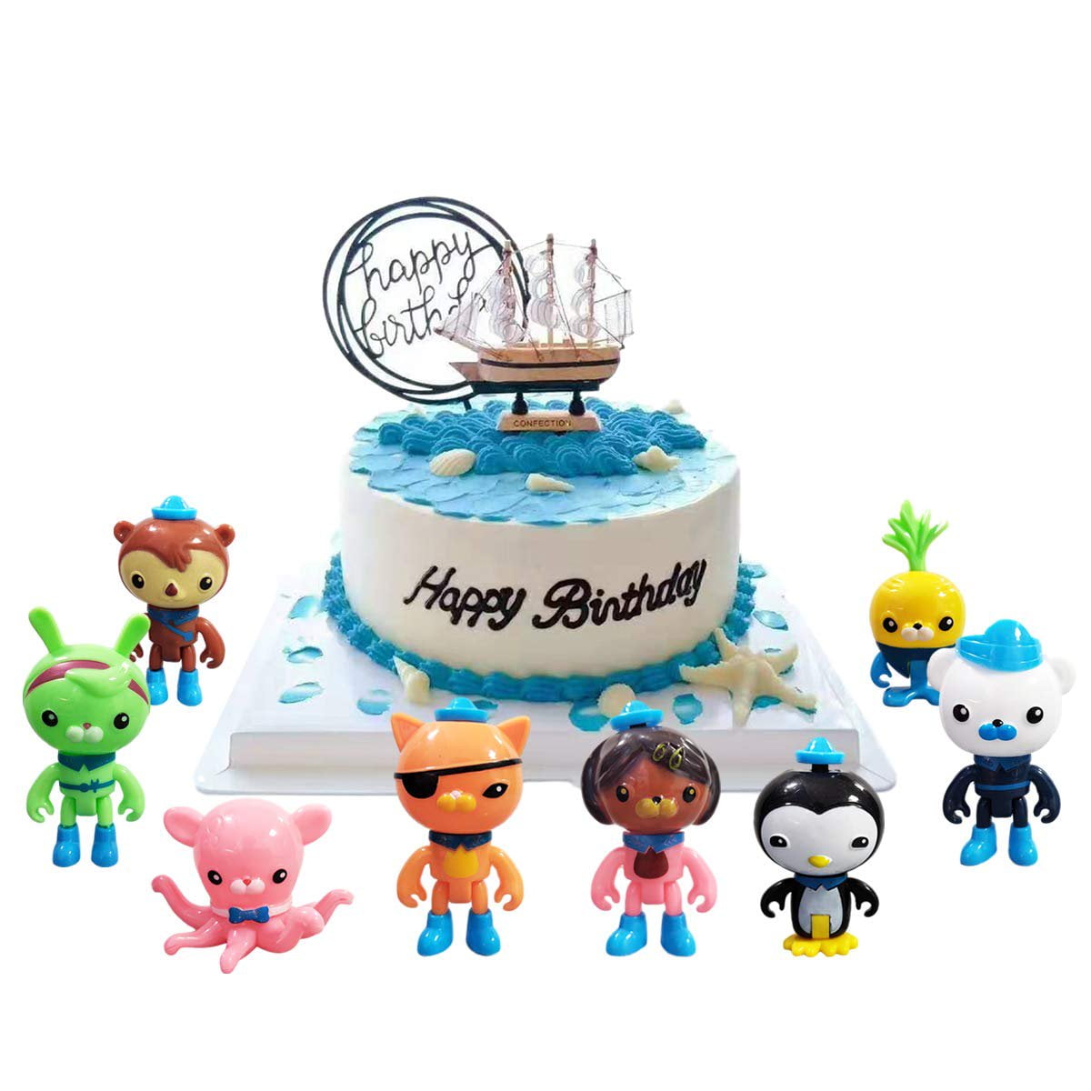 Wholesale DIHAO Octonauts Cake Topper Decorations Children Mini Toys Peso  Kwazii Captain Barnacles Cupcake Toppers for Birthday Party Supp From  m.alibaba.com