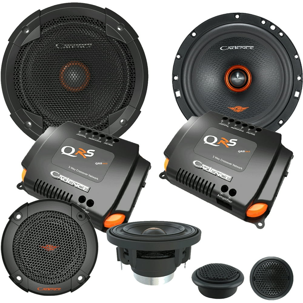 Cadence 6" 3Way Component 100W RMS Speakers