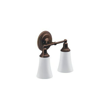 moen yb8262 11 96 wide 2 light bathroom fixture from the rothbury
