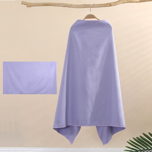 Dry Bath Towel Double Sided Fleece Beach Wearable Shawl Beach Swimming Absorbent Sports Towel