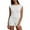 White, variant on Women Solid Color Playsuits 1/4 Sleeve Summer Backless Jumpsuits Slim Casual Short Rompers Clubwear
