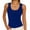 *Blue, variant on Women's V Neck Sleevelsee Tank Top ,Summer Casual Going Out Workout Basic Tops Light Blue,Womens Plus XL