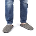 thumbnail image 3 of Men's Daniel Waffle Knit Memory Foam Scuff Slipper, 3 of 5