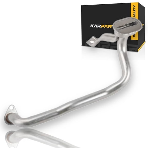 KarParts360 For Chevy Camaro 1998-2002 Oil Pump Pickup Tube | Steel | Molded Assembly | 2 Flange Mount Hole