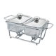 thumbnail image 5 of Calentador de alimentos para buffet, utensilios de cocina con tapa, multiusos, fácil de limpiar. 1.3L 2 compartimentos, 5 of 9