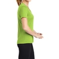 thumbnail image 3 of Mafoose Women's Short Sleeve Competitor V-Neck Tee Lime Shock Small, 3 of 5