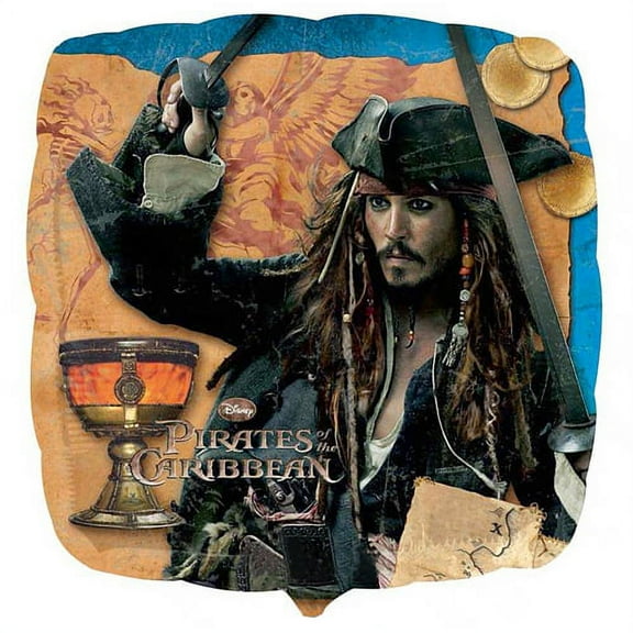 Pirates of the Caribbean 'On Stranger Tides' Foil Mylar Balloon (1ct)