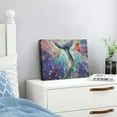 thumbnail image 3 of Mermaid Tail Stars Fantasy Artwork Canvas Wall Art for Home Decor Ready To Hang - Room, Home, Office, Hotel, Salon, Gift Idea 20x16in, 3 of 6