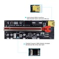 thumbnail image 4 of maskred PCI-E 1x to 6x Exender Board USB Card Module Portable Desktop PC Adapter with LED Indicator Electric Accessories Red Slot+Black Wire 1Set, 4 of 6