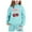 Light Blue, variant on CHENge Girls Boys Sweat Suit Set - 2 Piece Soft Pullover Hoodies and Athletic Cargo Jogger Sweatpants for Kids (5-18)
