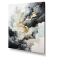 thumbnail image 2 of Designart "Grey Yellow Minimalism Serenity In Flow" Minimalism Canvas Wall Art, 2 of 5