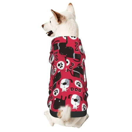 Sikiie Cute Dog Dog Hoodie Dog Clothes Dog Sweatshirt Dog Shirt Dog Clothes for Puppy Kitten Small Dogs Cats-Medium
