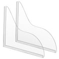 thumbnail image 6 of ROSENICE 2 Pcs Splash Guard Washbasin Guard Bathroom Splashing Guard Acrylic Transparent 21.30X18.80X0.60CM, 6 of 8