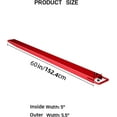 thumbnail image 4 of COZONY Pallet Fork Extensions, 5.5 ×60" Forklift Extensions, 4600LBS Lifting Capacity,Heavy Duty Steel Pallet Forklift Extensions, 1 Pair for Forklift Lift Truck Forklift Loaders,Red, 4 of 7