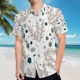 thumbnail image 5 of High Quality Hawaiian Shirts for Men Short Sleeve Aloha Beach Shirt Floral Summer Casual Button Down Shirts Blouses 9IUIZM, 5 of 7