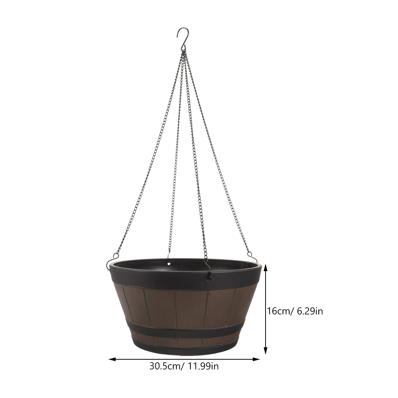 unbranded Balcony Planter Indoor Planter Garden Hanging Plant Pot Balcony Hanging Flower Pot