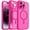 Hot Pink, variant on CANSHN Magnetic Compatible with iPhone 16 Pro Case, Upgraded [Full Camera Protection] [Compatible with Magsafe] [Translucent Matte] Shockproof Protective Phone Case Cover 6.3 Inch - Hot Pink