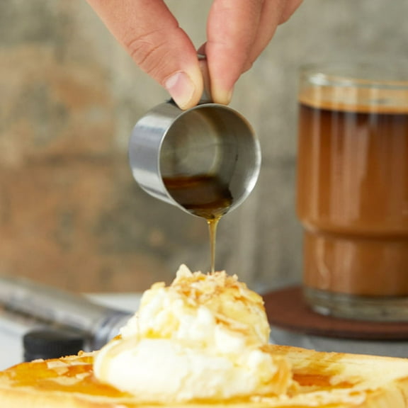 ULTNICE Milk Jug Small Stainless Steel 2Pcs 2.3x1.6x1.6in