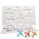 thumbnail image 4 of Fiudx Molde de Silicona para Pastel con Forma de Avión, Antiadherente, Reutilizable, Apto para Microondas, Fácil de Desmoldar, Ideal para Pasteles, Galletas y Chocolates, Multiusos, Color Blanco, 29,, 4 of 6