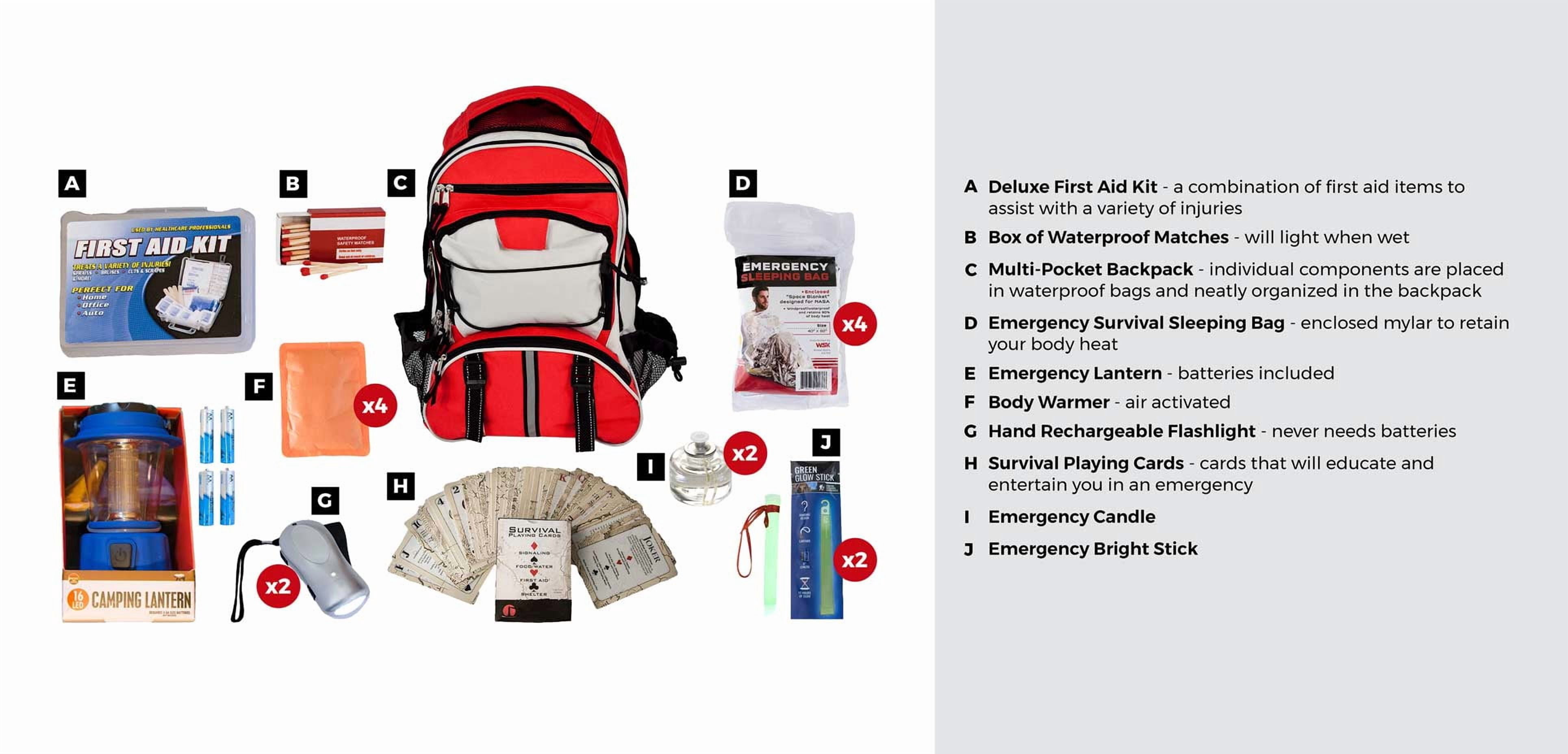 Family Blackout Kit | Emergency Light, Warmth & First Aid