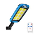 thumbnail image 2 of Vikakiooze 2023 Promotion on sale, Solar Street Light, IP65 Waterproof, Dusk To Da-wn With Motion Sensor LED Security Flo-od Light For Parking Lot, Remote Control With 240 COB Lamp Beads, 2 of 7