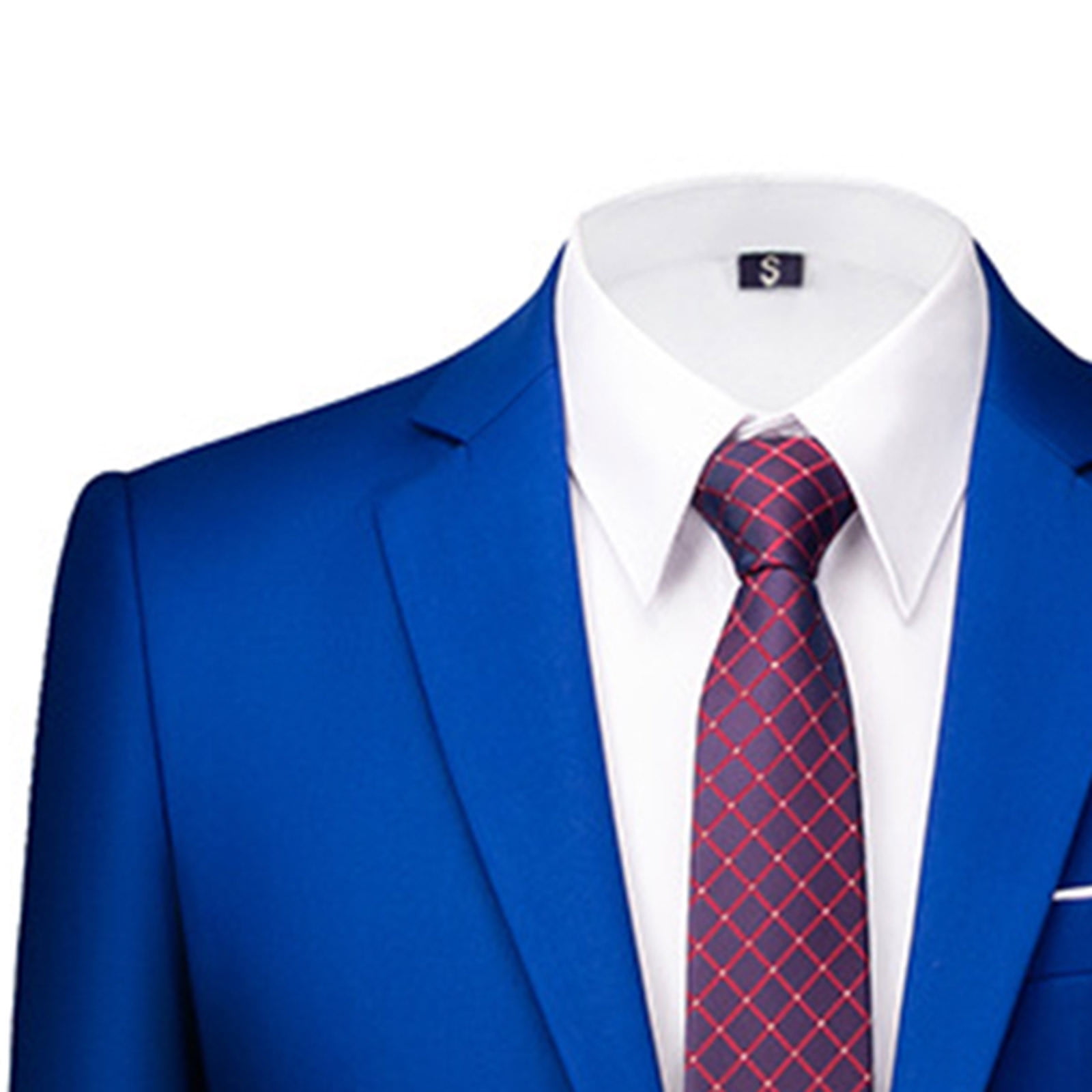 CALVINSUIT Men's Tuxedo Suit Slim Fit 2-Piece Velvet One