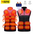 thumbnail image 4 of Chaleco calefactable de 17 áreas para hombre y mujer, chaqueta calefactora con Usb, ropa térmica, chaleco de caza, chaqueta calefactora de invierno ajustable, 4 of 5
