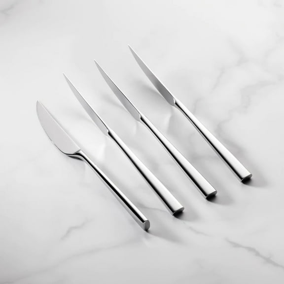 Lenox Kate Spade Malmo 4-Piece Steak Knife Set, Metallic